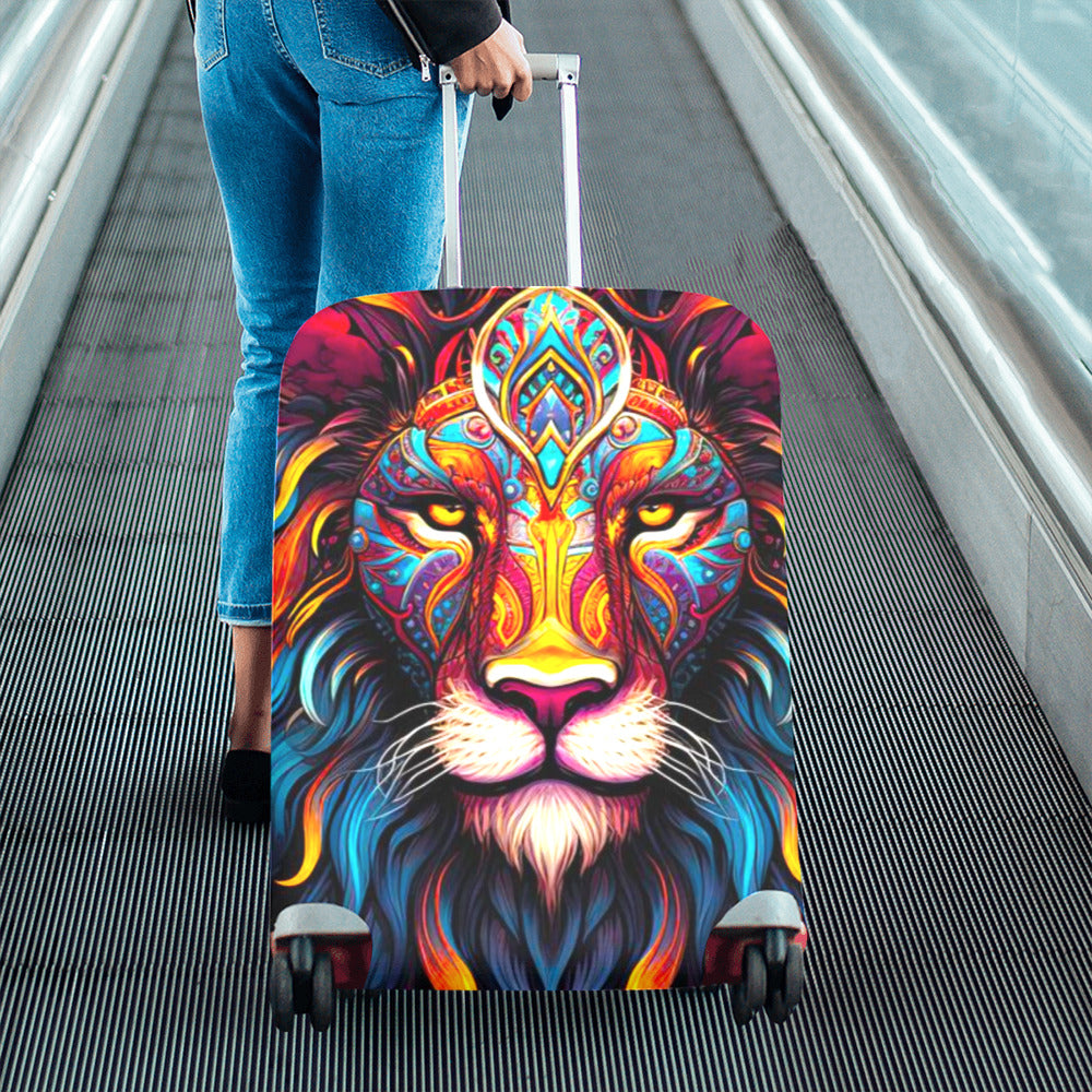 Lion Art Luggage Cover