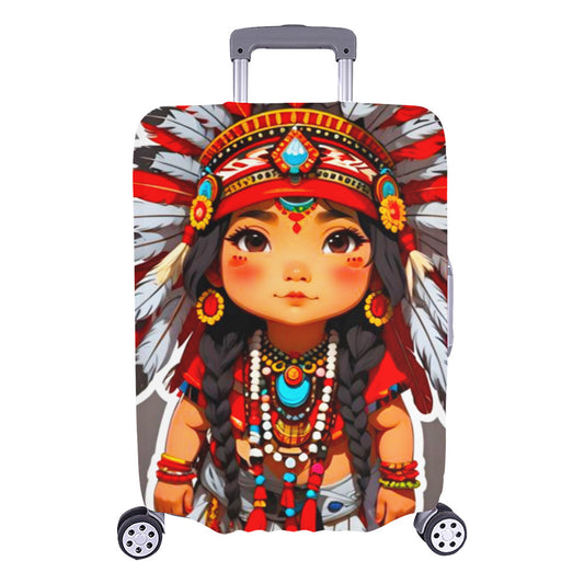 Wondering Apache Warrior Luggage Cover