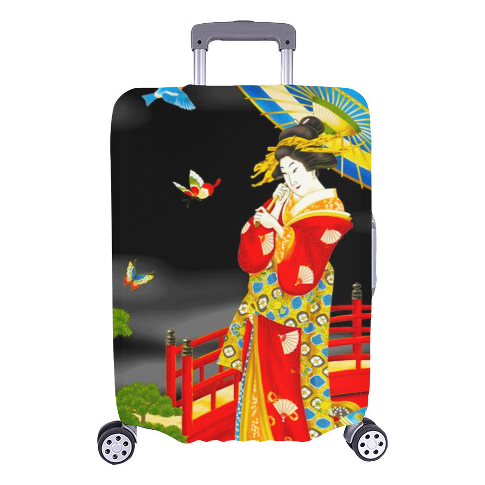 Japanese Themed Luggage Cover