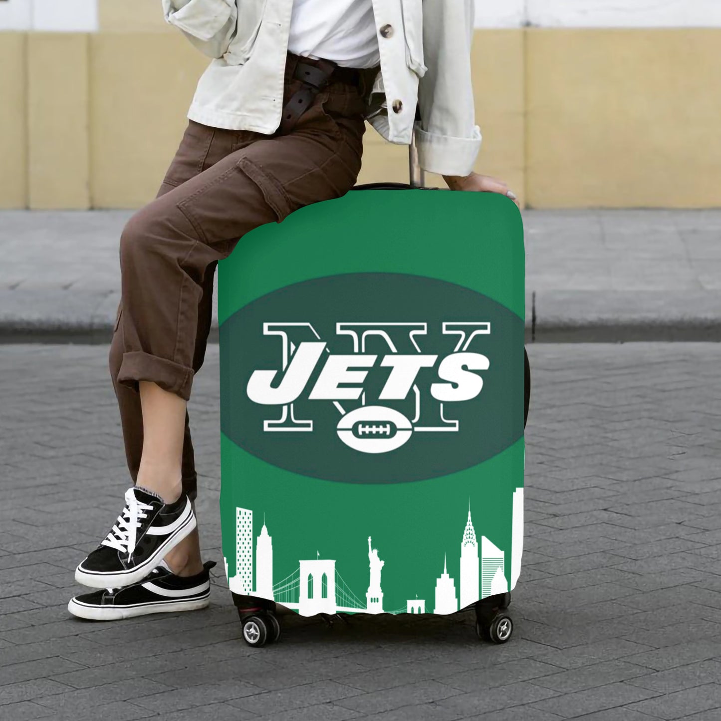 New York Jets Luggage Cover