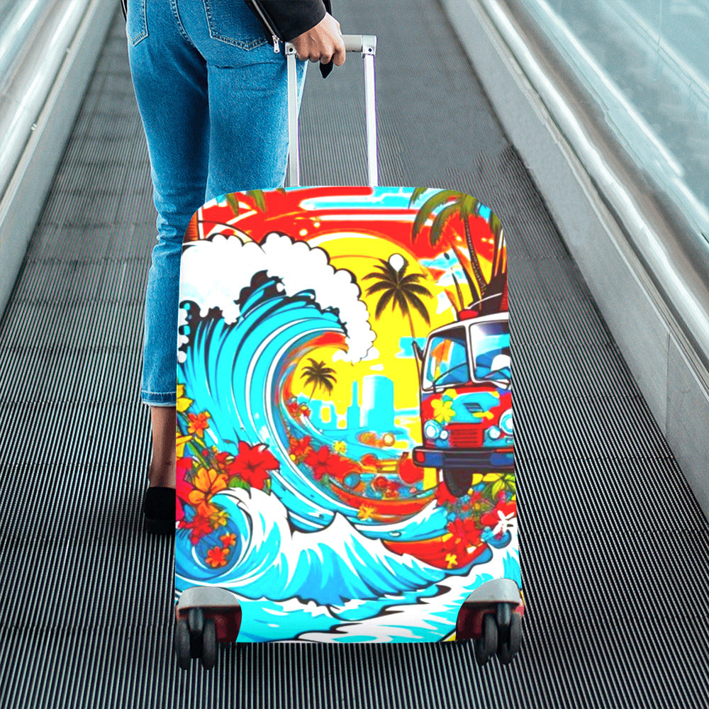 Summer Themed Luggage Cover