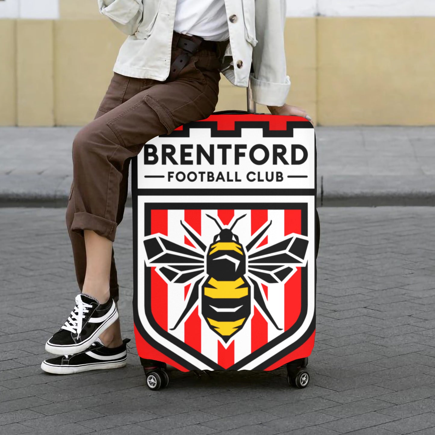 Brentford FC Luggage Cover