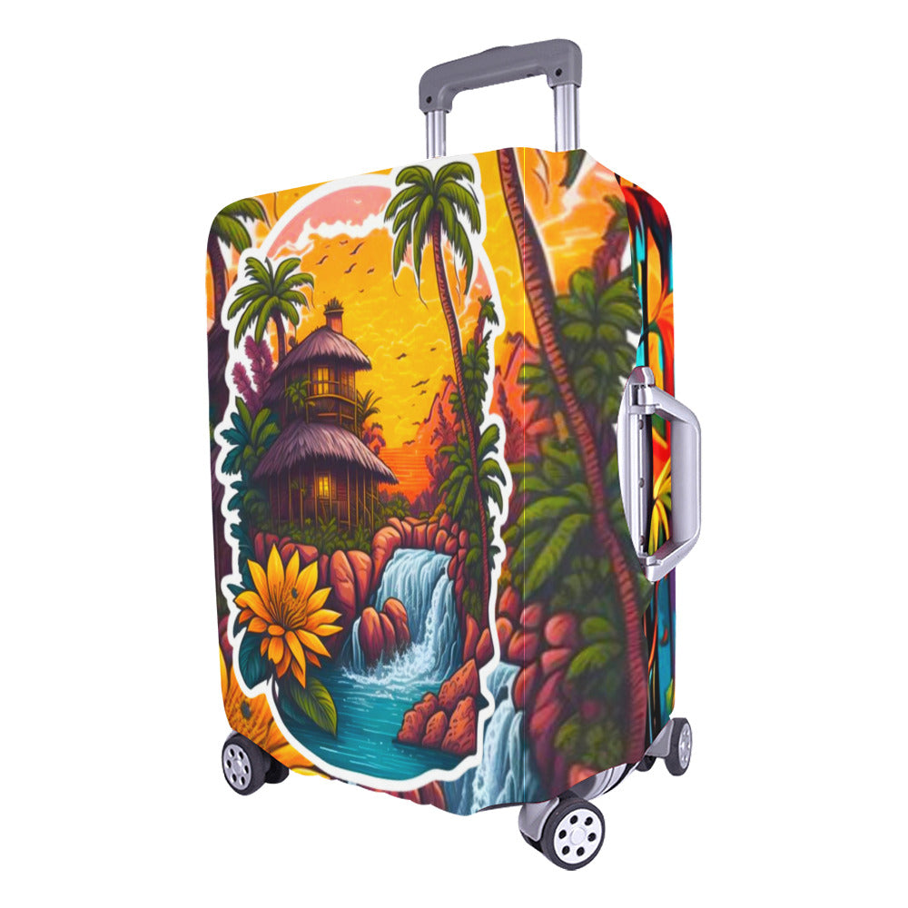 Summer Themed Luggage Cover