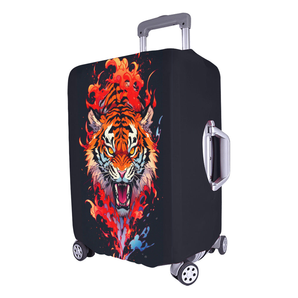 Tiger Themed Luggage Cover