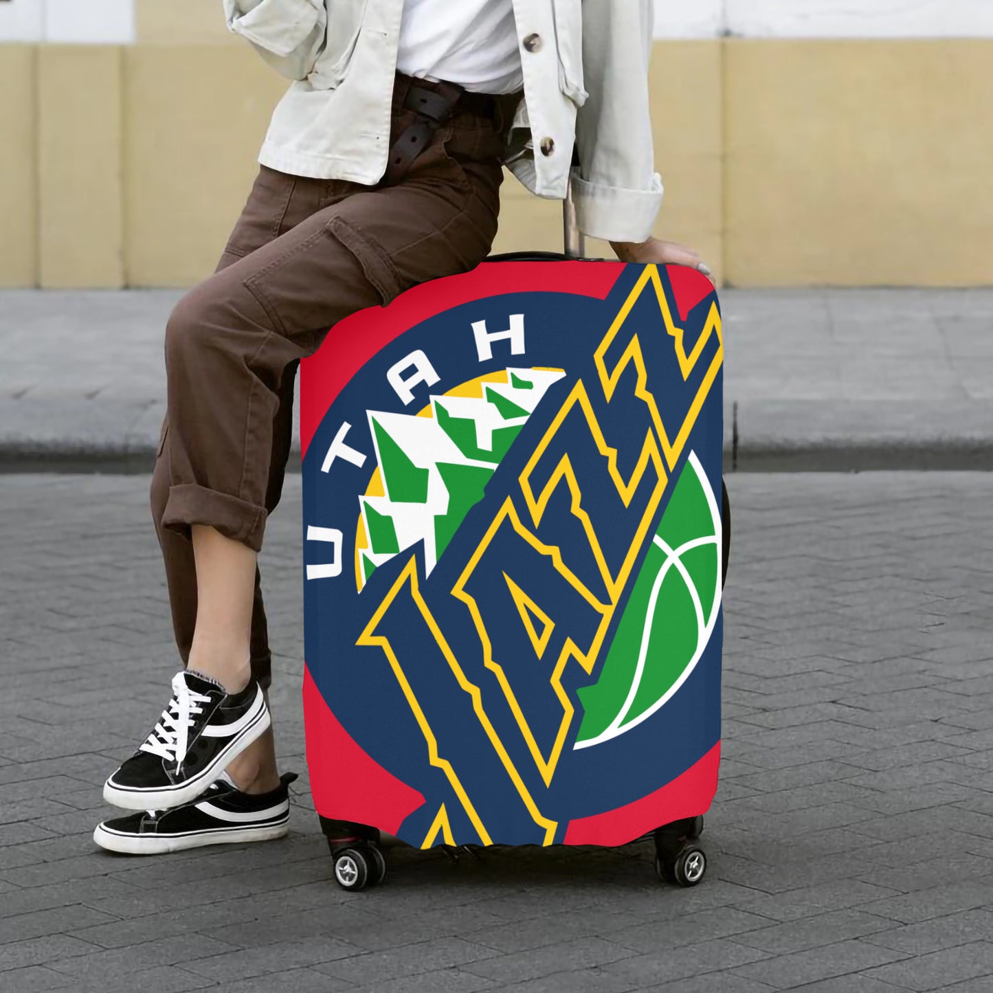 Utah Jazz Luggage Cover