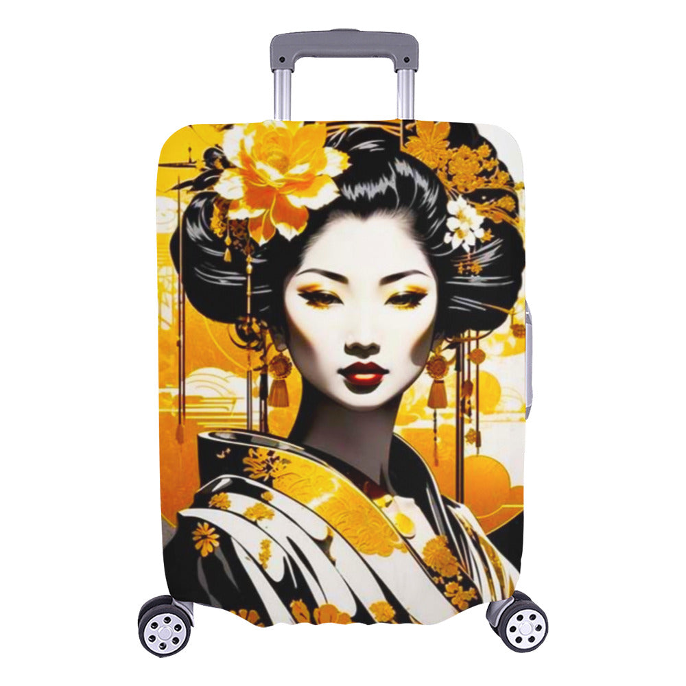 Japanese Themed Luggage Cover