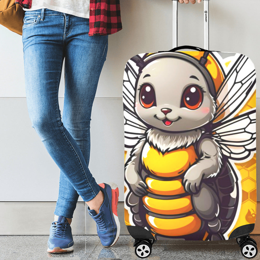 Kids Buzzing Bumble Bee Buddy Luggage Cover