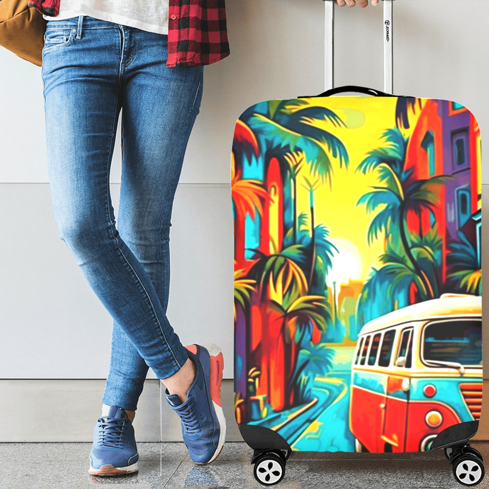 Summer Themed Luggage Cover