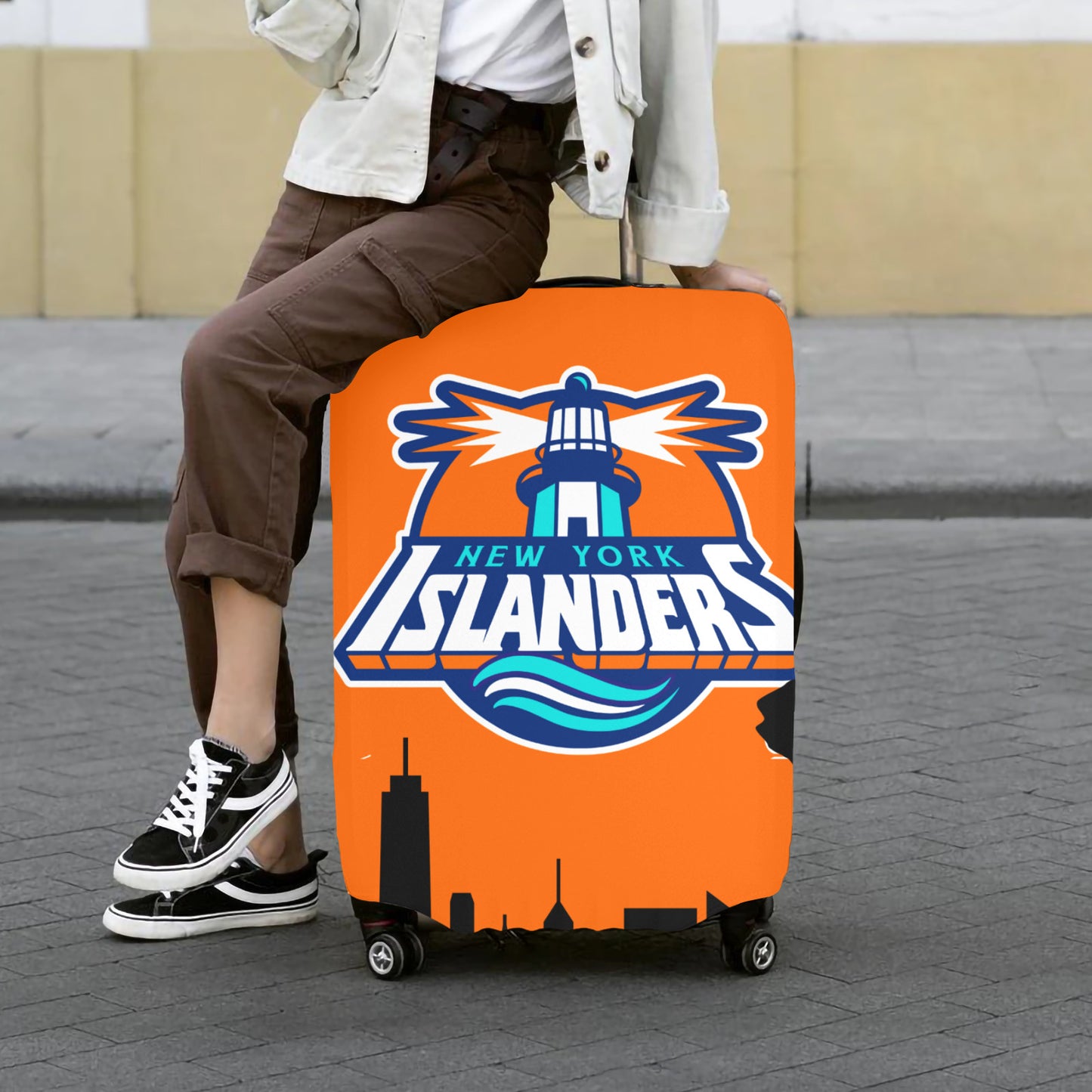 New York Islanders Luggage Cover