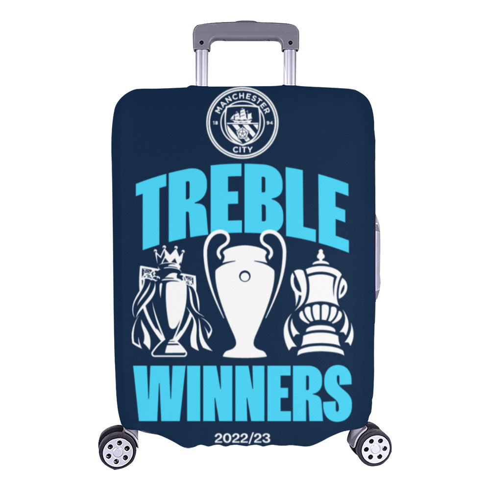 Manchester City Treble Winners Luggage Cover