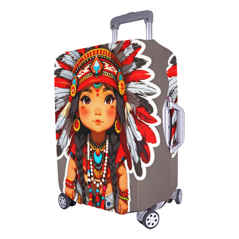 Wondering Apache Warrior Luggage Cover