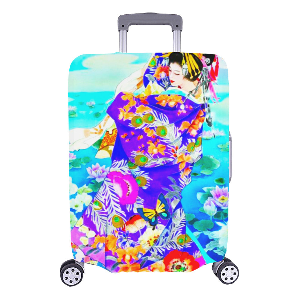 Japanese Themed Luggage Cover