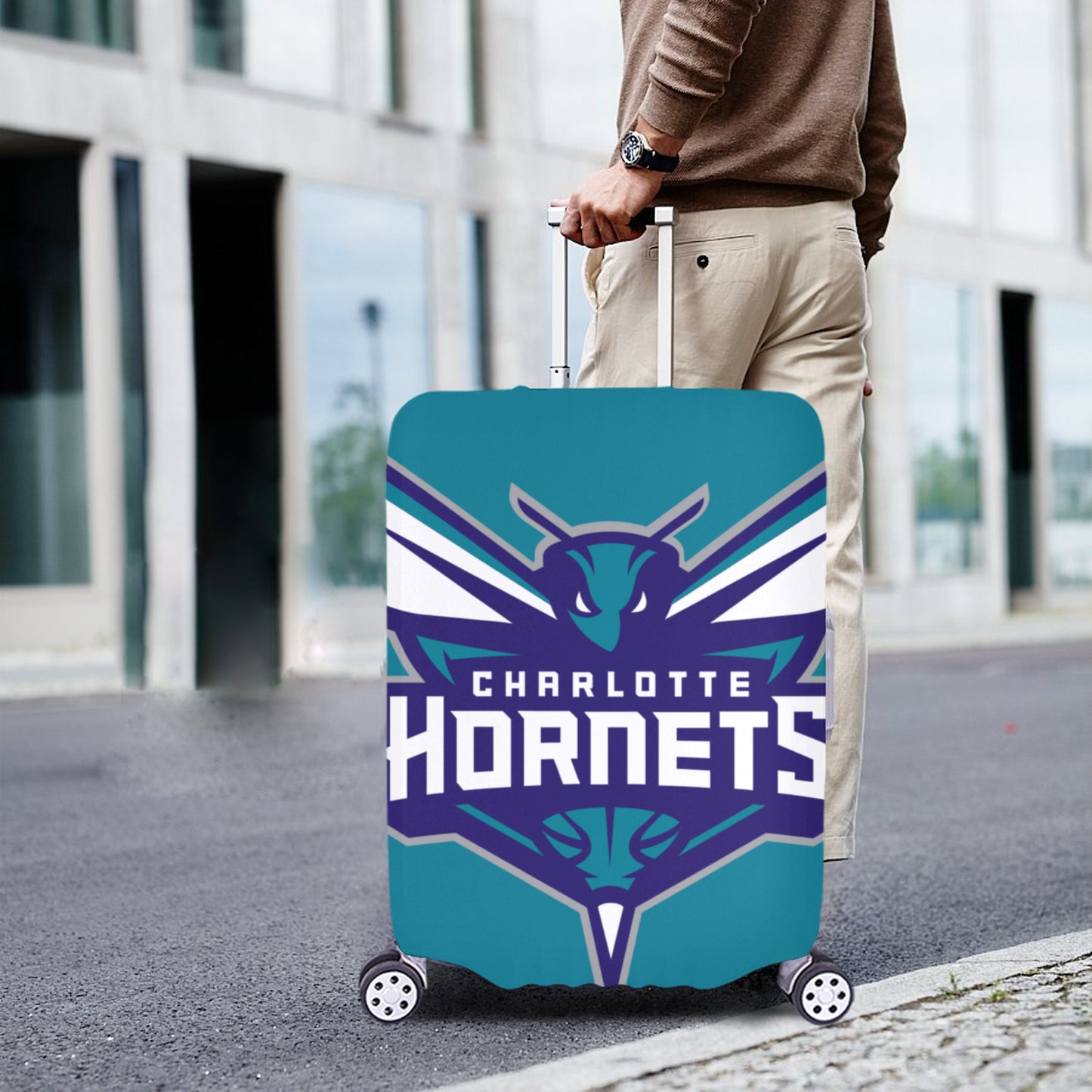 Charlotte Hornets Luggage Cover