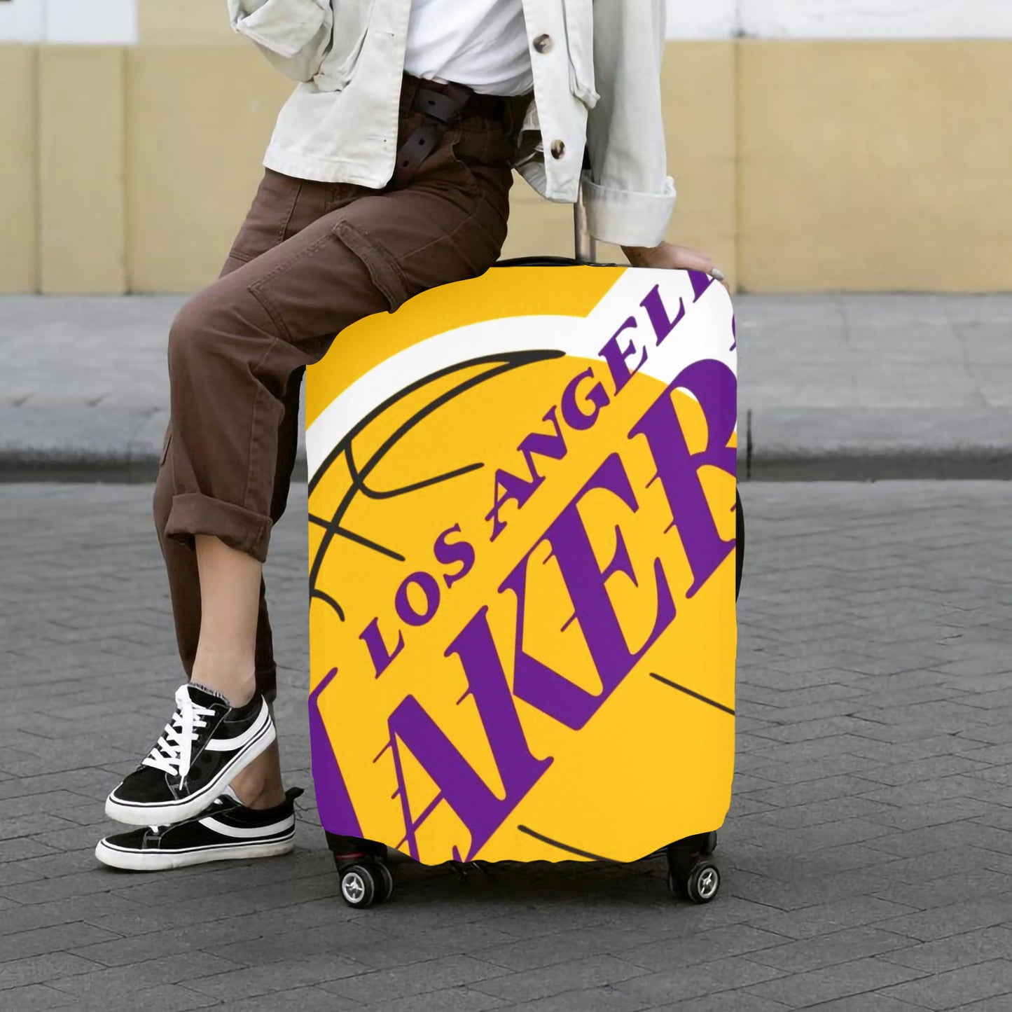 LA Lakers Luggage Cover