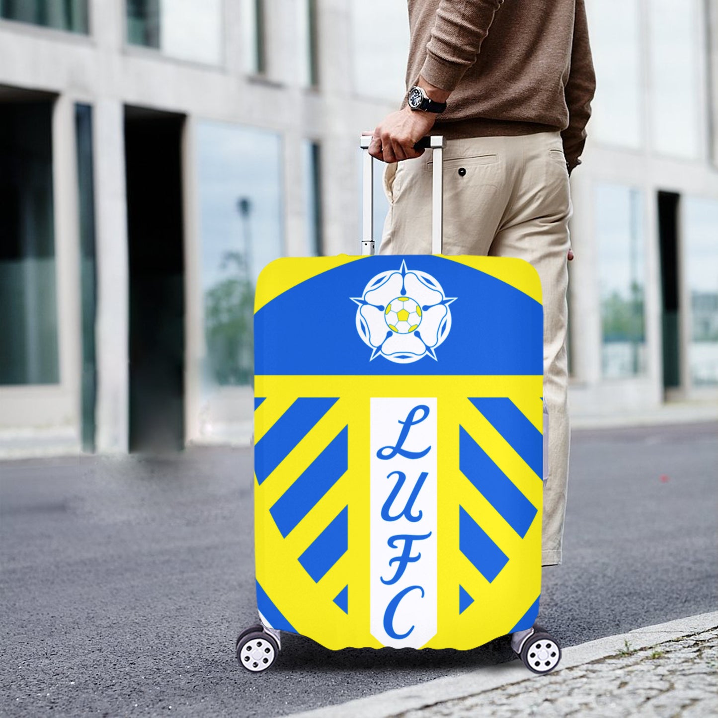 Leeds Utd Luggage Cover