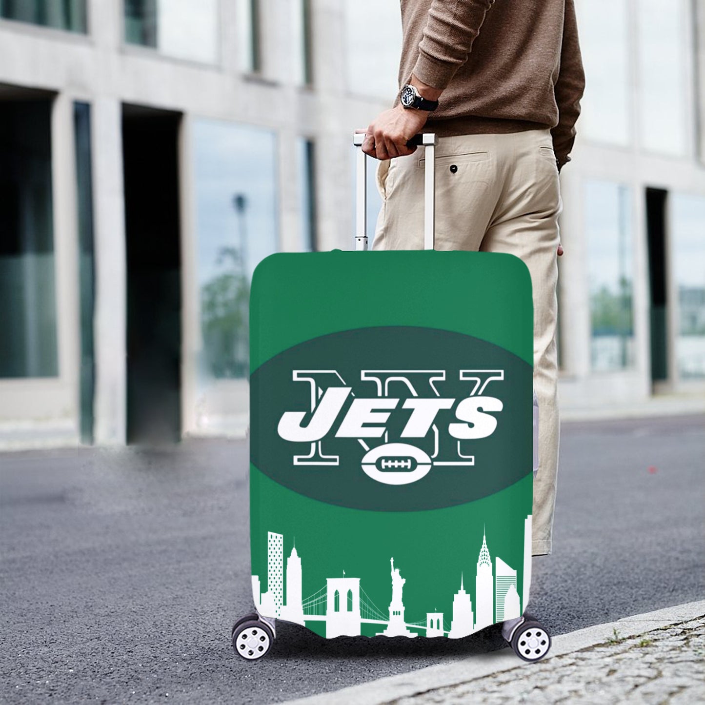 New York Jets Luggage Cover