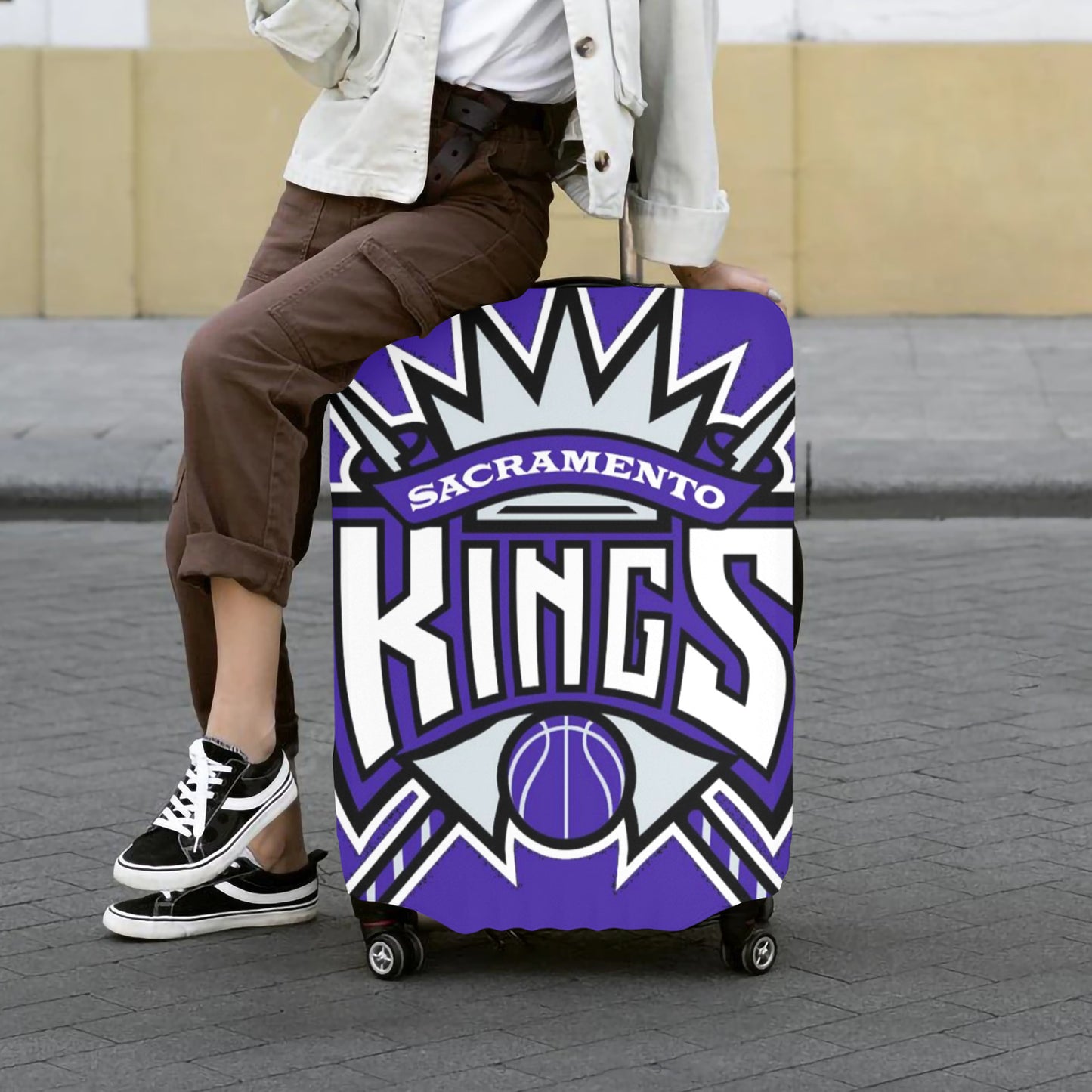 Sacremento Kings Luggage Cover