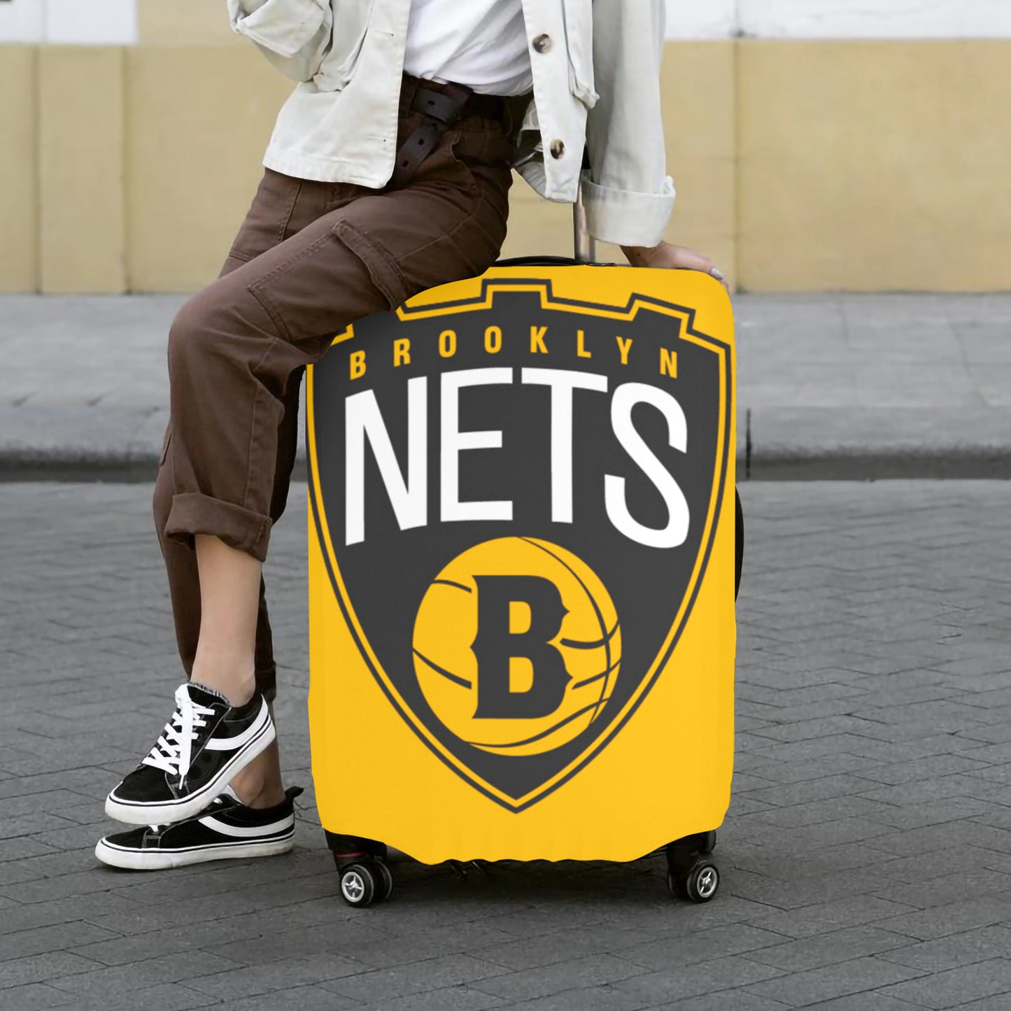 Brooklyn Nets Luggage Cover