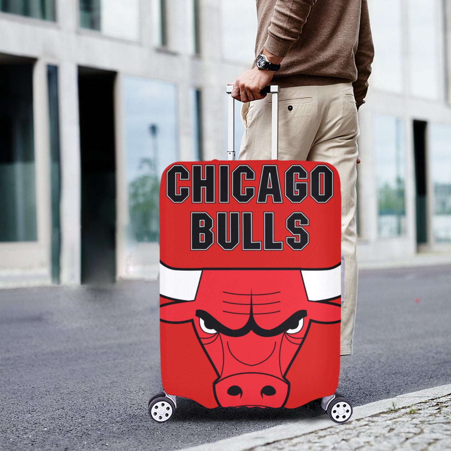 Chicago Bulls Luggage Cover