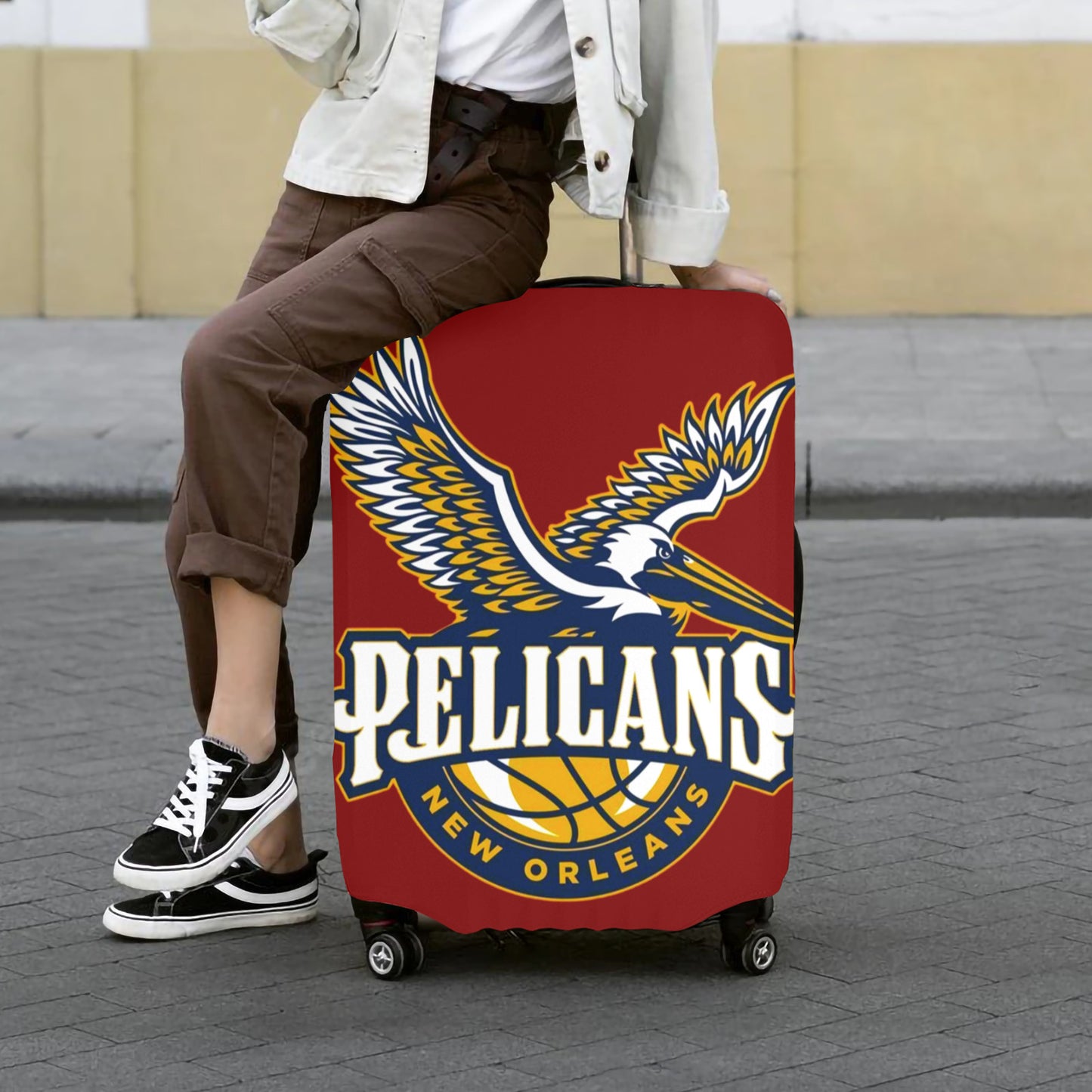 New Orleans Pelicans Luggage Cover