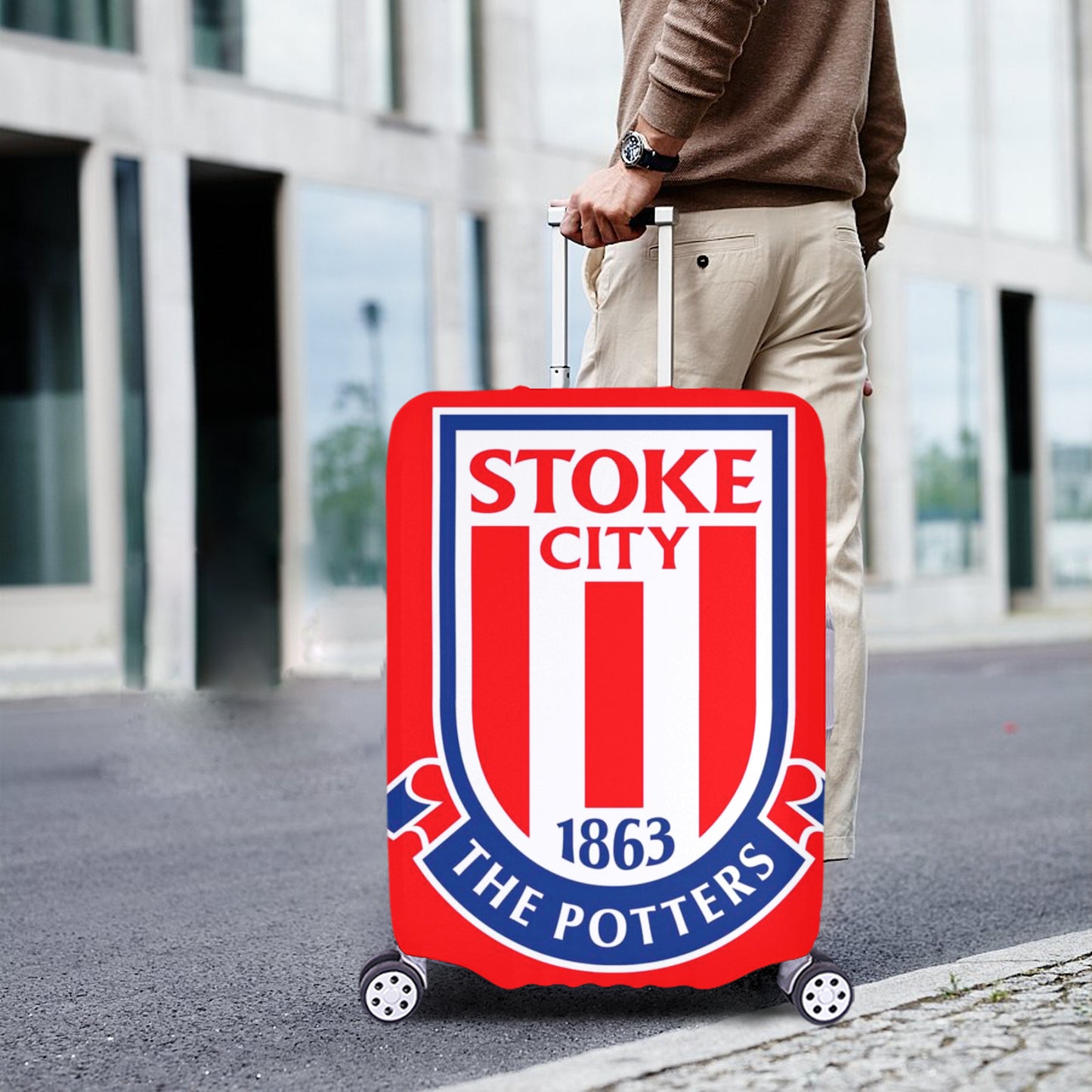 Stoke City FC Luggage Cover