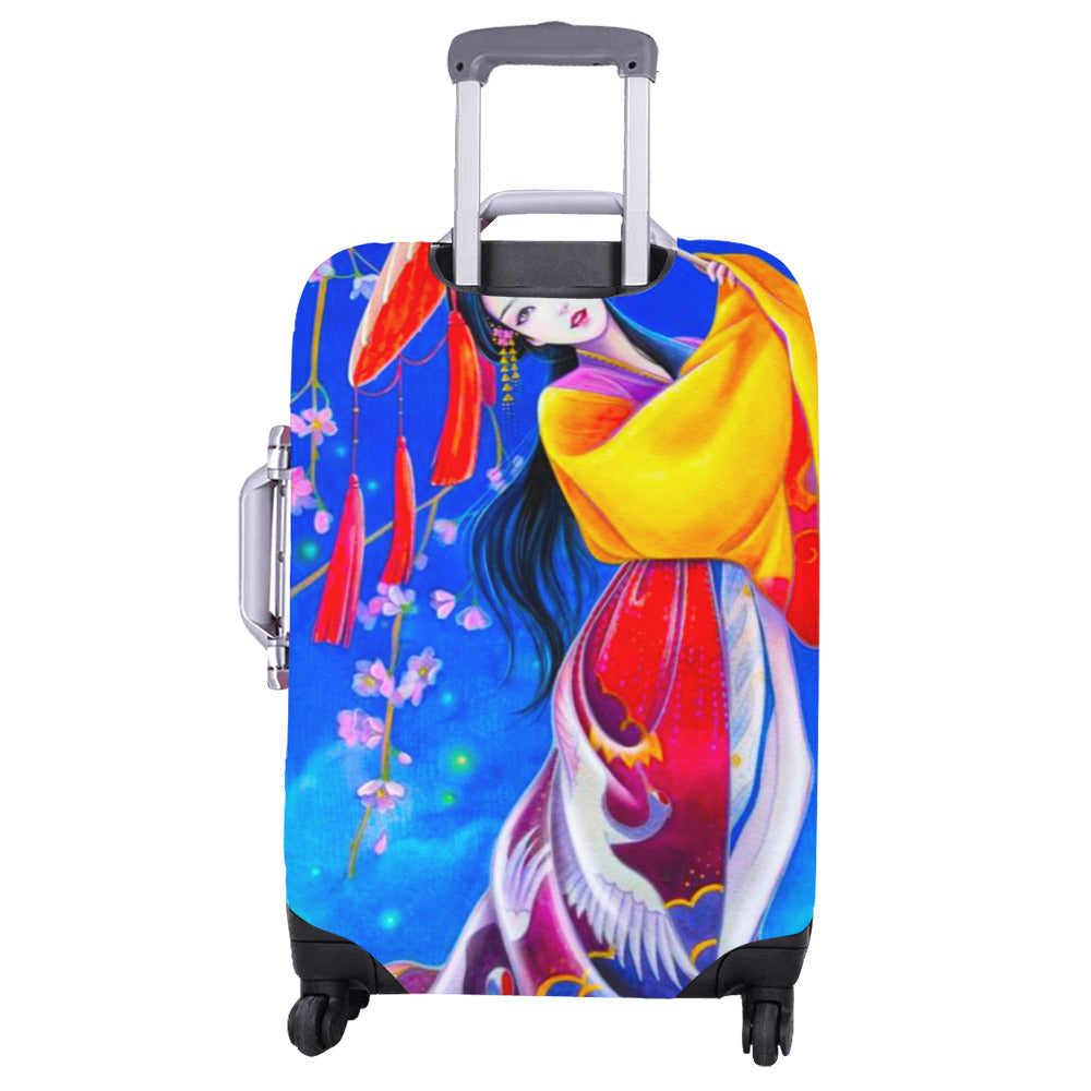 Japanese Themed Luggage Cover