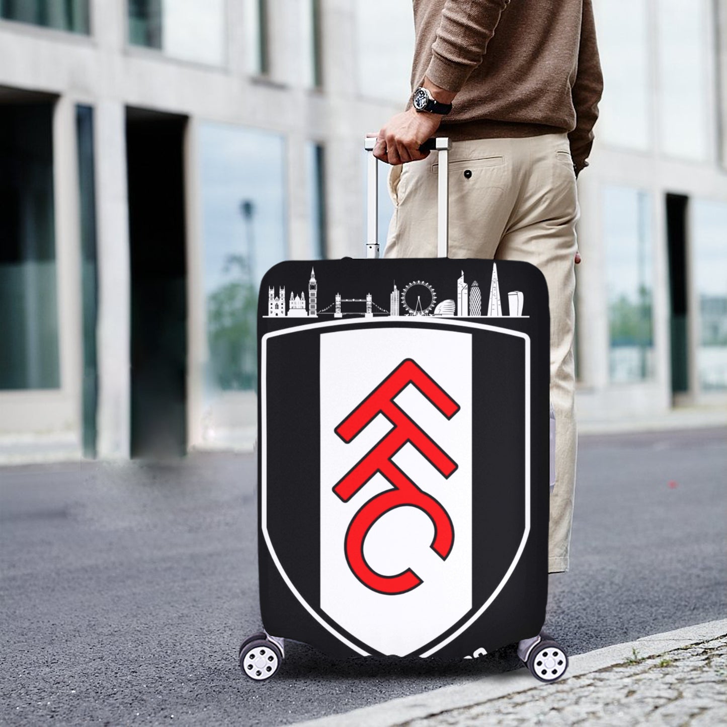 Fulham FC Luggage Cover