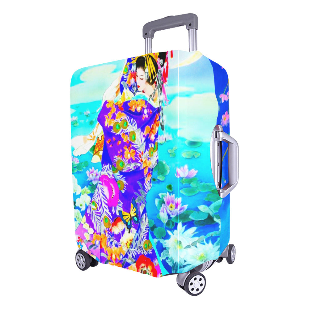 Japanese Themed Luggage Cover