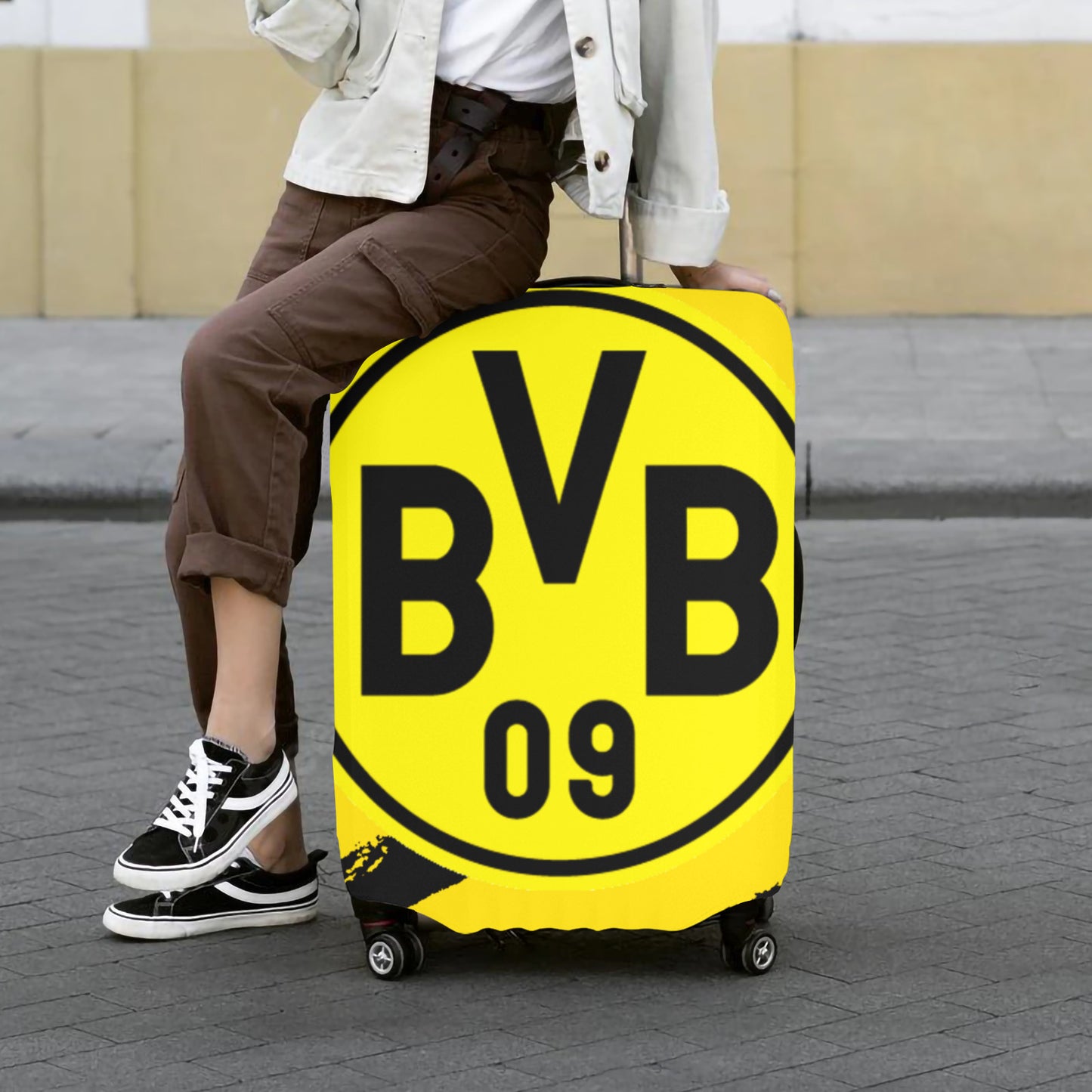 Borussia Dortmund FC Luggage Cover