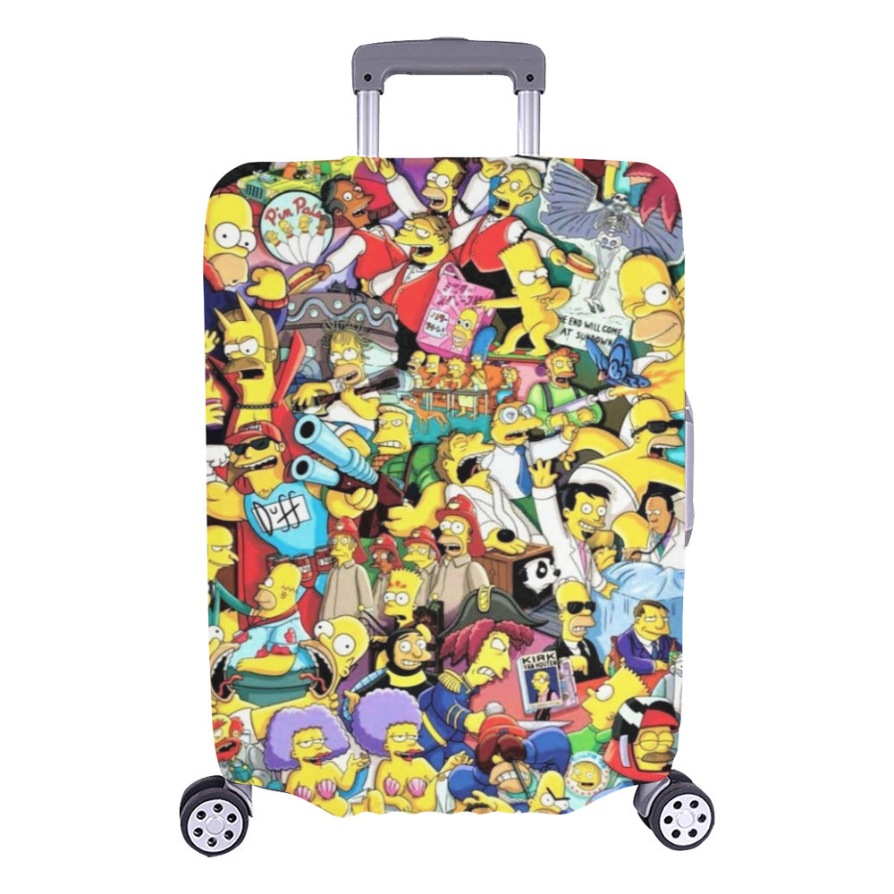 Simpsons Luggage Cover