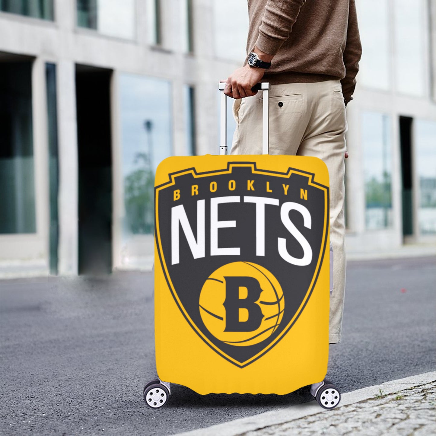 Brooklyn Nets Luggage Cover