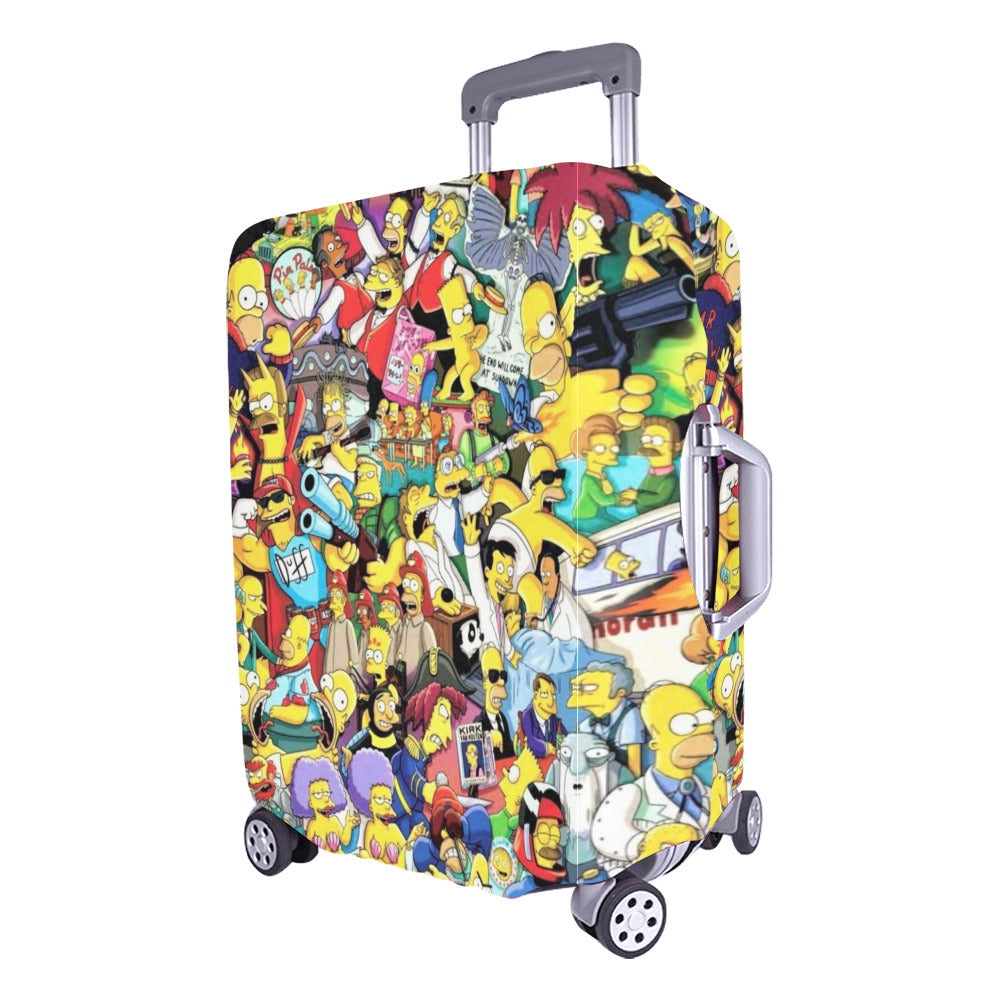 Simpsons Luggage Cover