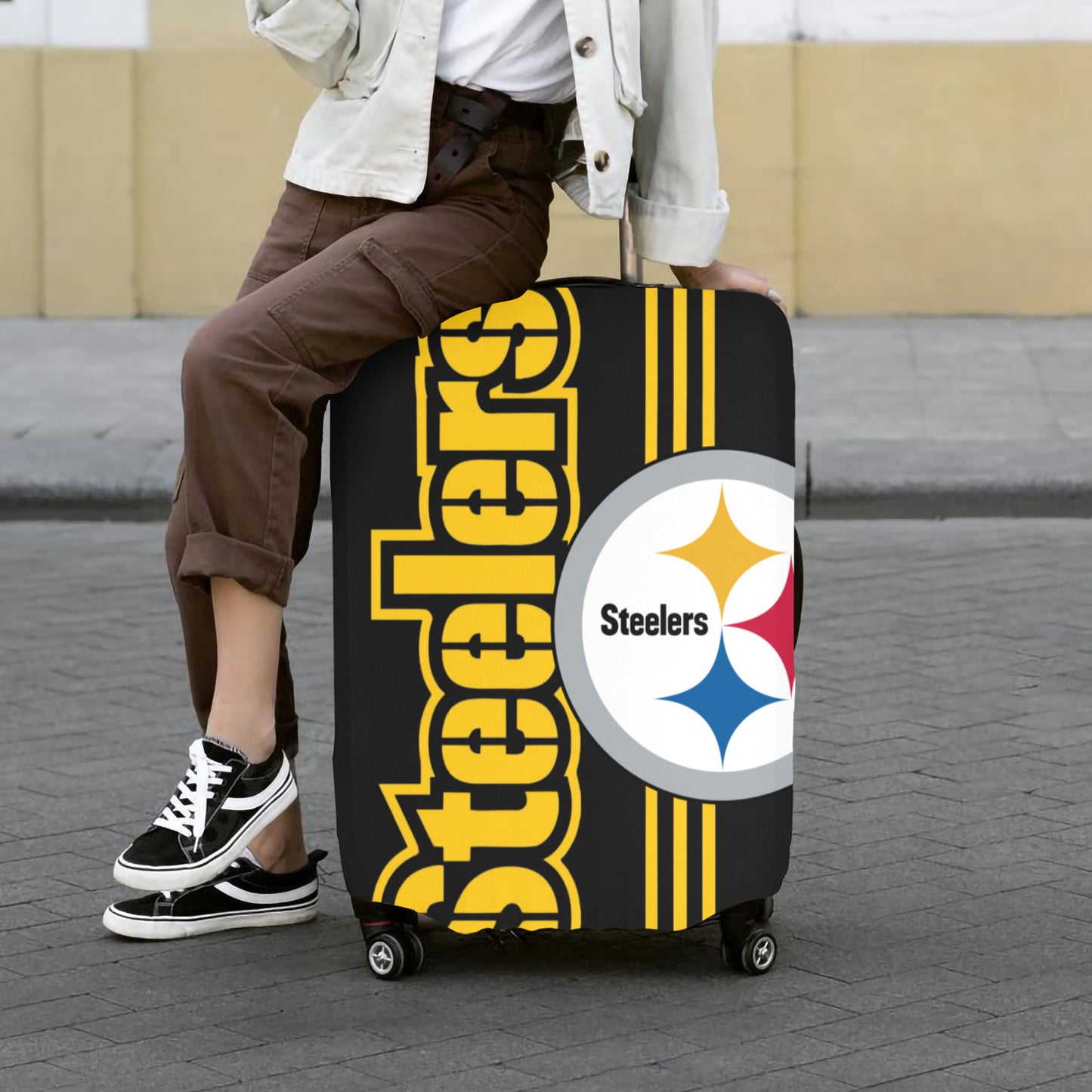 Pittsburgh Steelers Luggage Cover