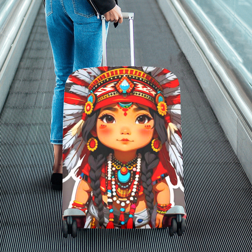 Wondering Apache Warrior Luggage Cover