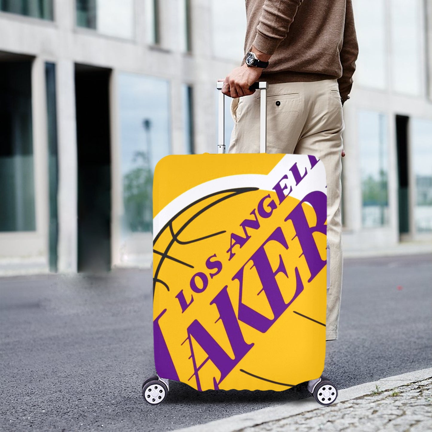 LA Lakers Luggage Cover