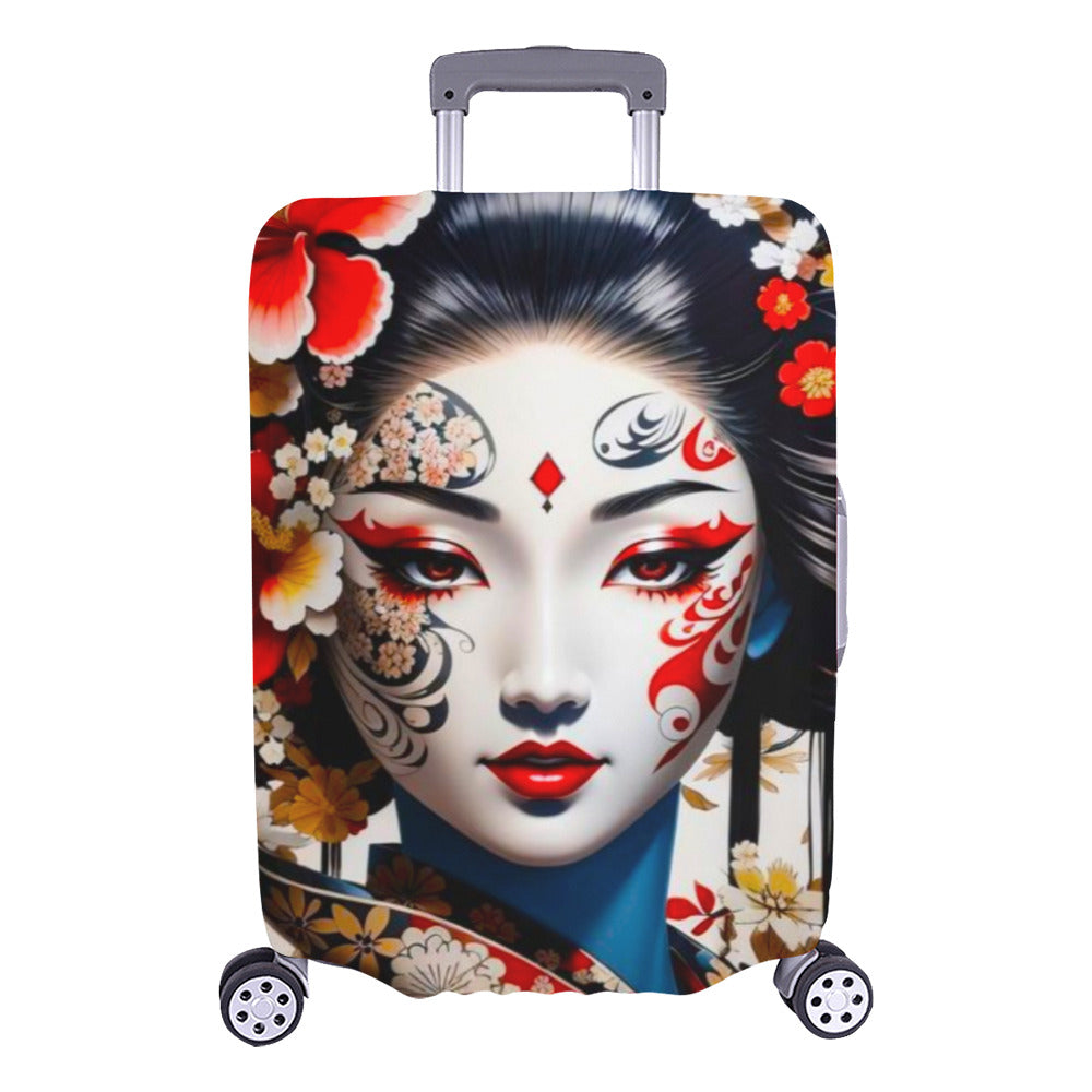 Japanese Themed Luggage Cover