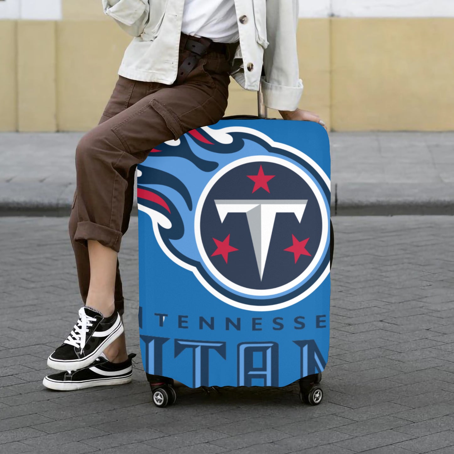 Tennessee Titans Luggage Cover