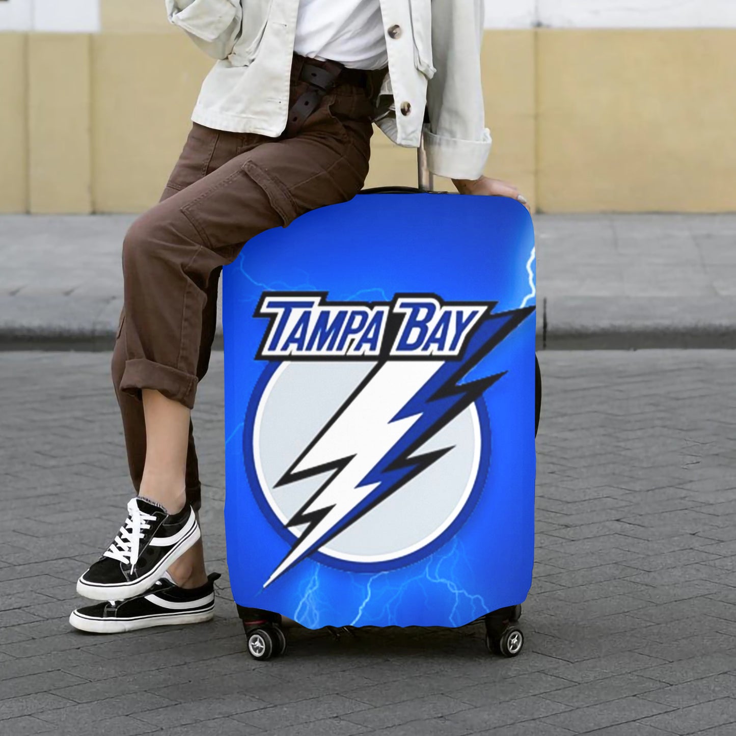 Tampa Bay Lightening Luggage Cover