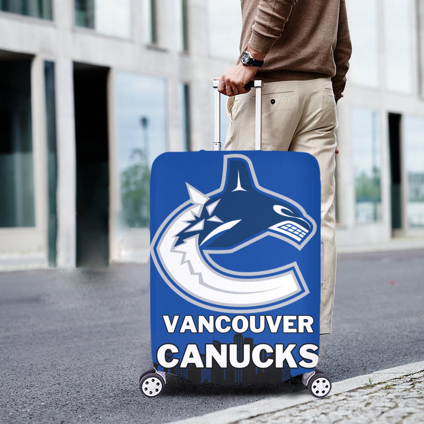 Vancouver Canucks Luggage Cover