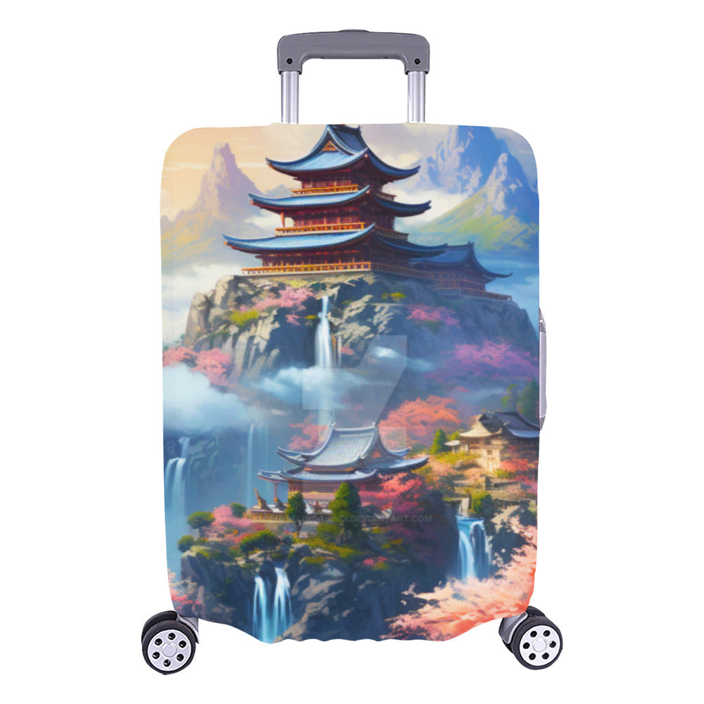 Japanese Themed Luggage Cover