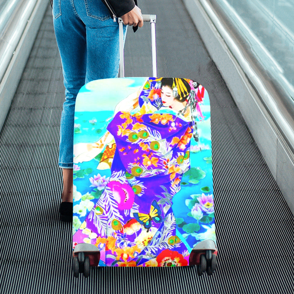 Japanese Themed Luggage Cover