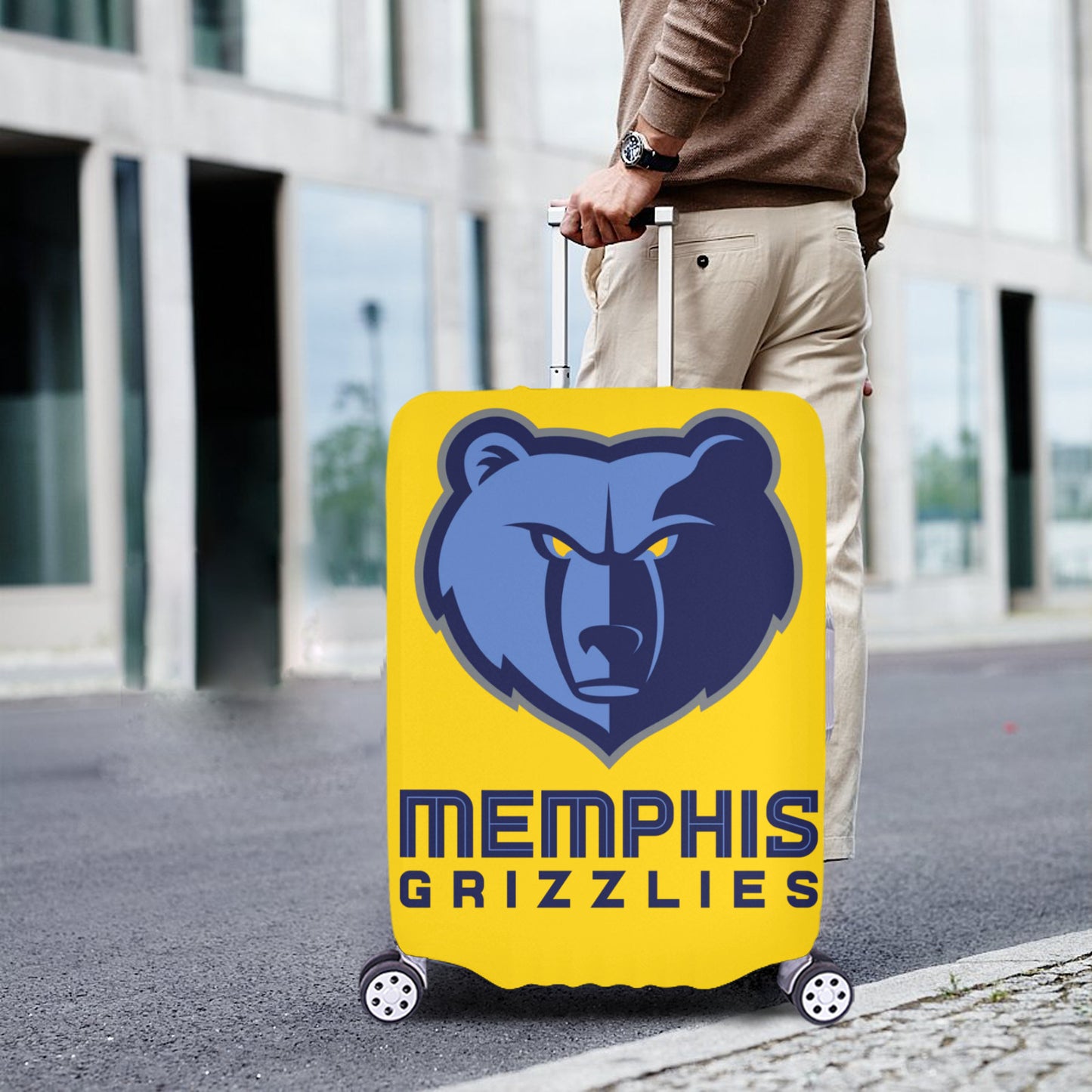 Memphis Grizzlies Luggage Cover