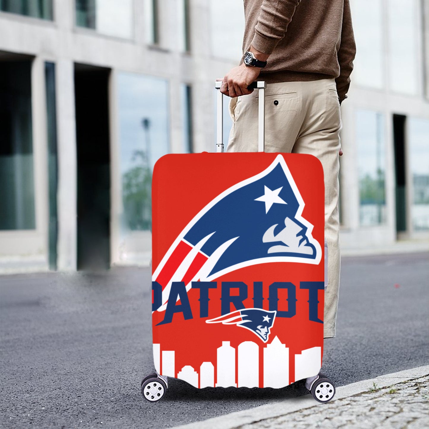 New England Patriots Luggage Cover