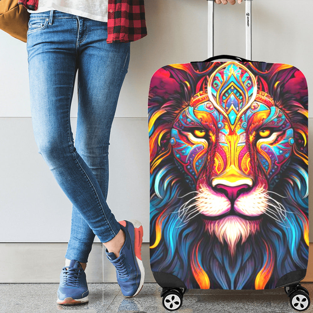 Lion Art Luggage Cover