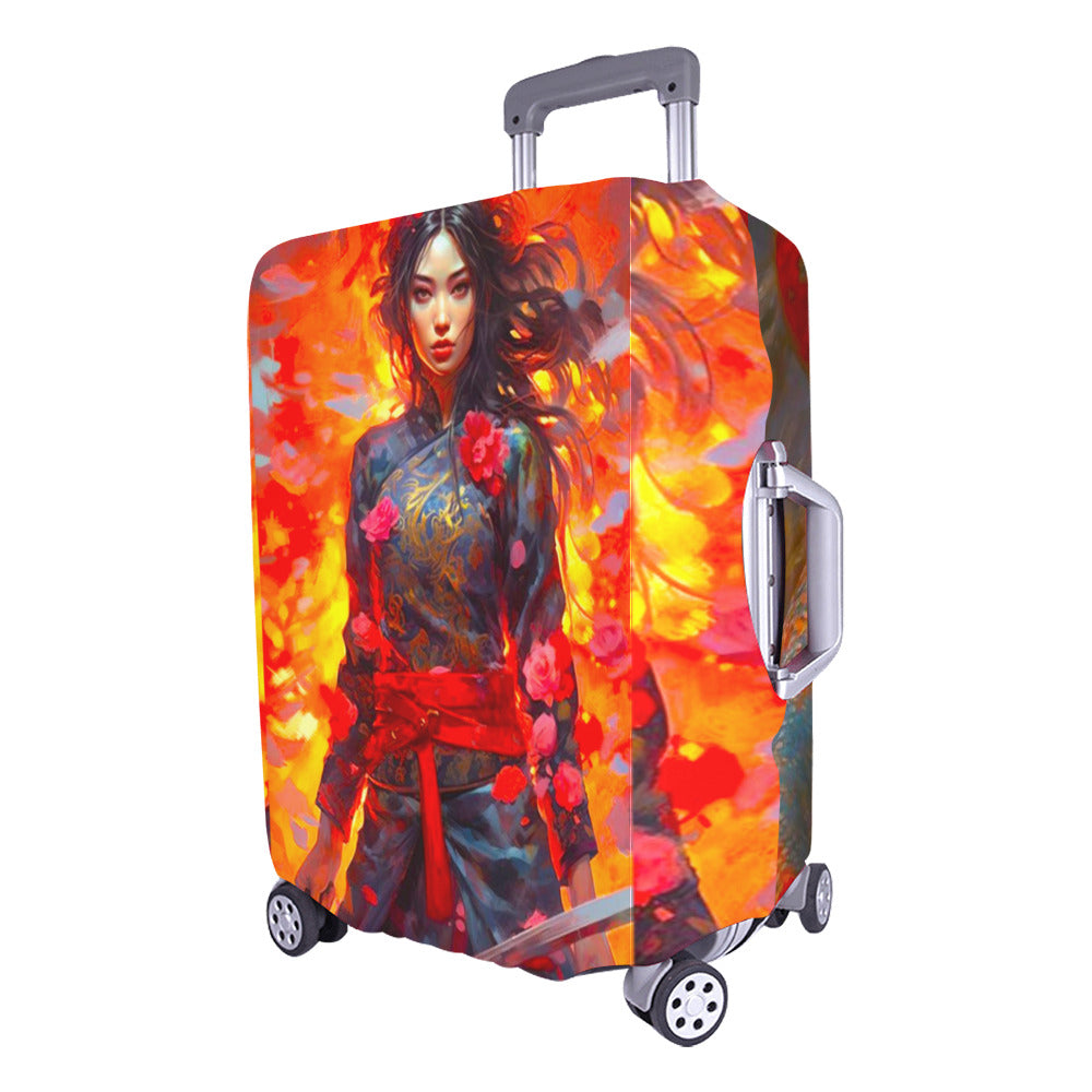 Japanese Themed Luggage Cover