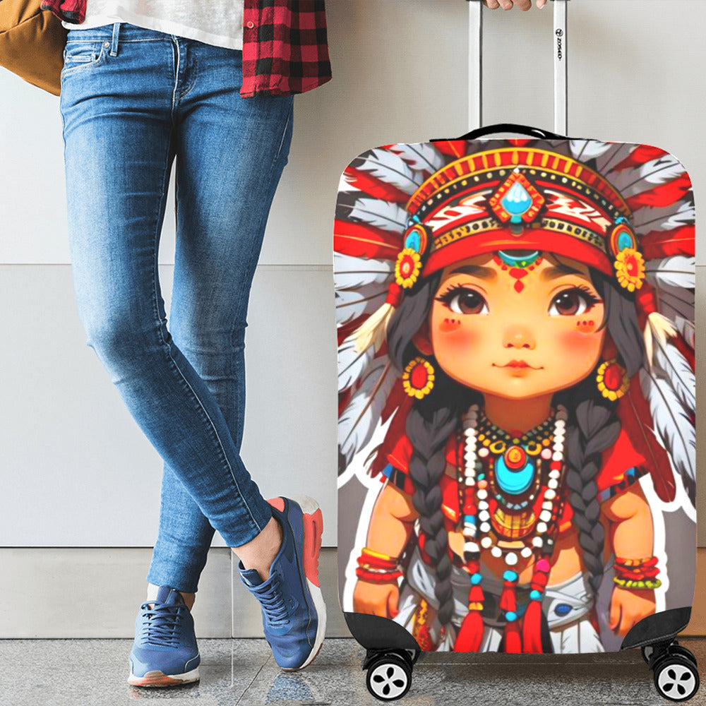 Wondering Apache Warrior Luggage Cover