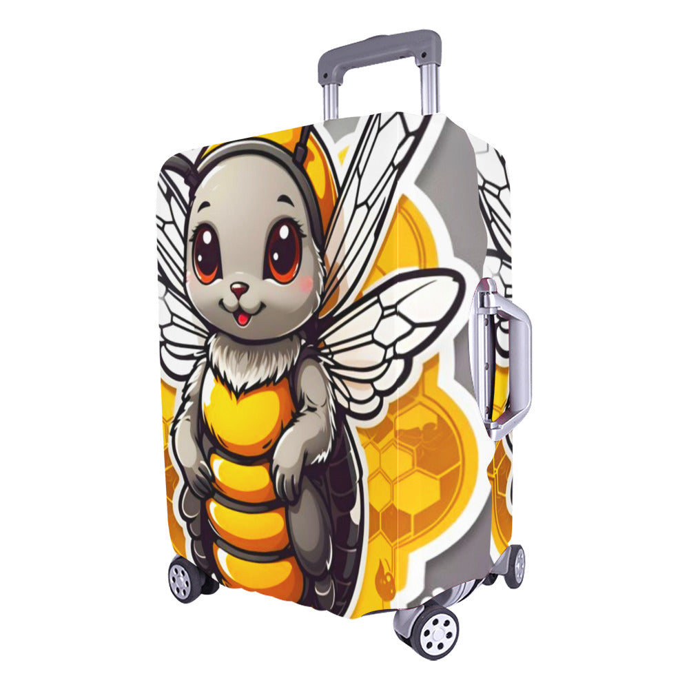 Kids Buzzing Bumble Bee Buddy Luggage Cover