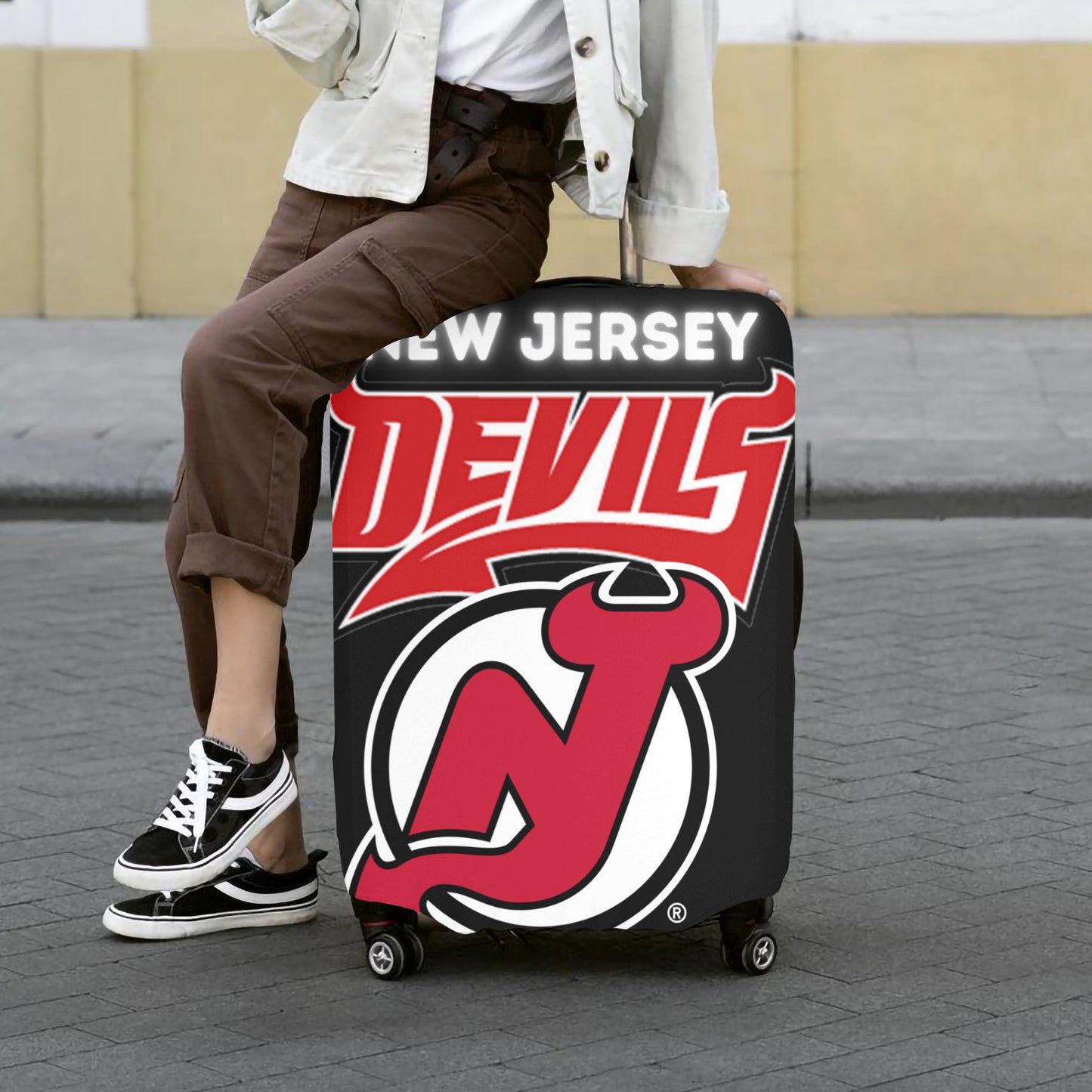 New Jersey Devils Luggage Cover