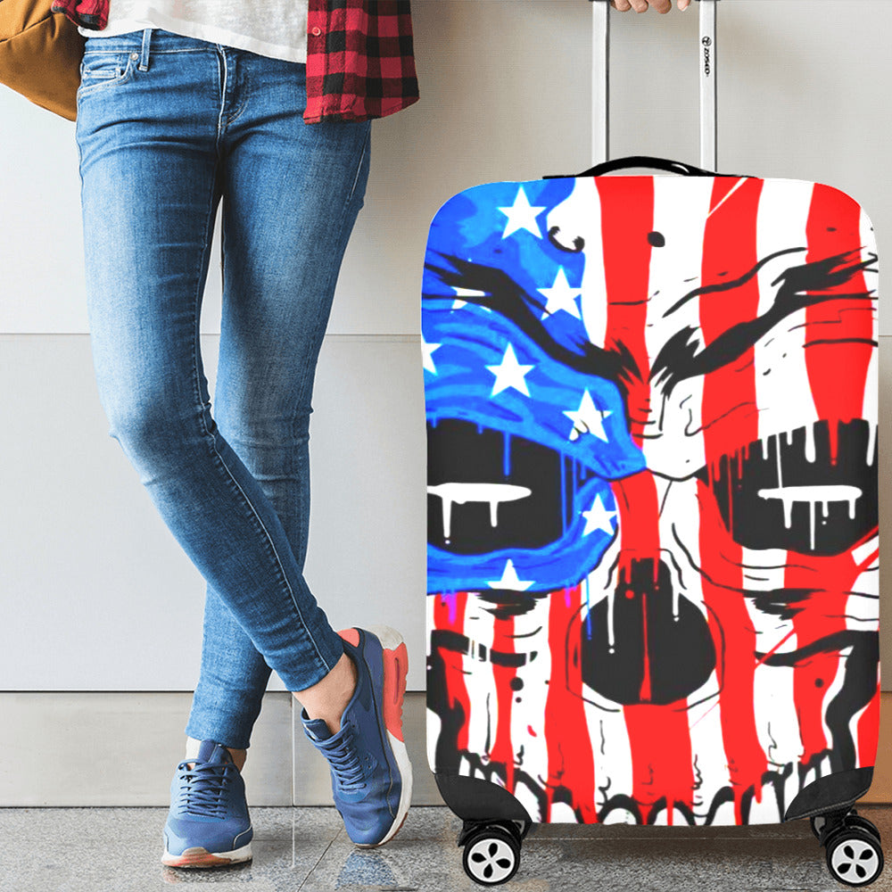 USA Themed Luggage Cover