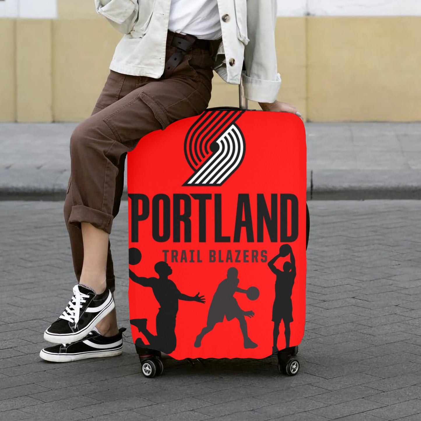 Portland Trail Blazers Luggage Cover